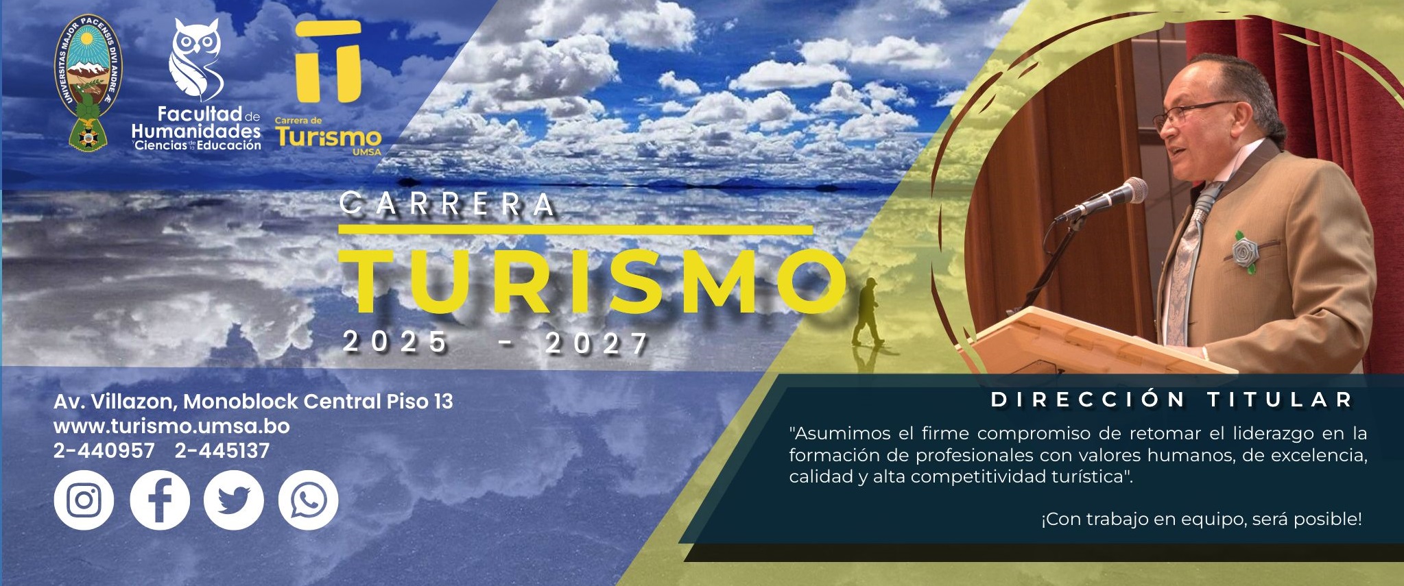 GESTION: MG. TUR. DANTE E. CAERO MIRANDA