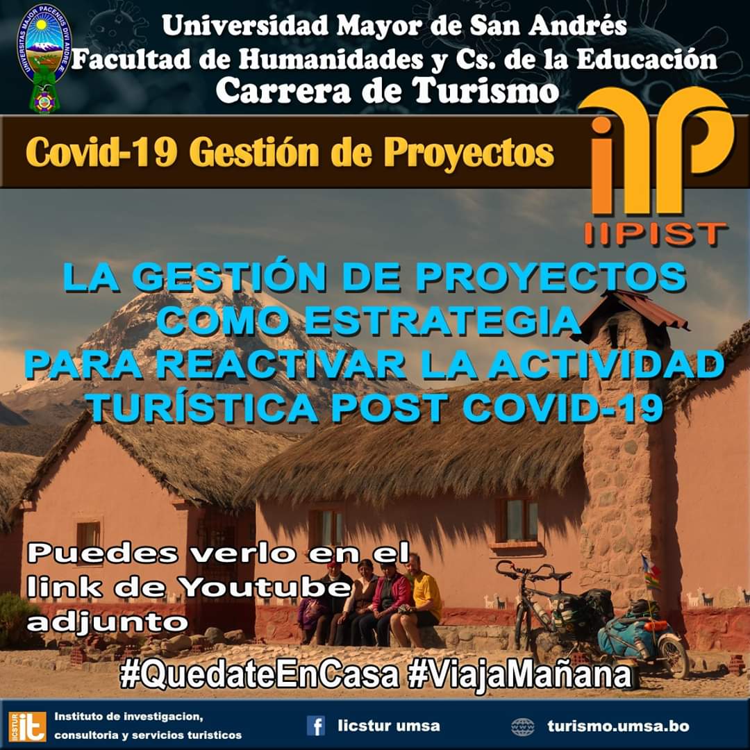 COVID-19 GESTIÓN DE PROYECTOS - CARRERA DE TURISMO - Universidad Mayor de  San Andrés